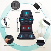 Coussin de massage multifonctionnel de haute qualité, portable, pour la maison, tapis de massage, matelas chauffant, siège de massage pour voiture