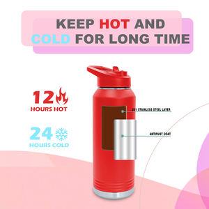 Topnovo Nouveau Produit Phare 2025 – Bouteille d'eau à large ouverture de 32 oz en acier inoxydable – Vente directe usine - Product Image 5