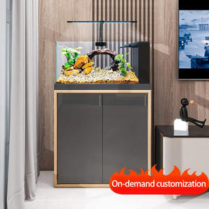 Nouveau Aquarium Écologique en Verre Moderne pour Salon et Chambre, Ultra Blanc, Paysage Naturel avec Galets, Intelligent - Product Image 3