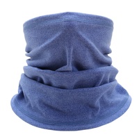 Cache-cou et foulard thermique cationique doublé polaire unisexe, couleur unie, pour cyclisme et activités de plein air – Idéal pour l'hiver
