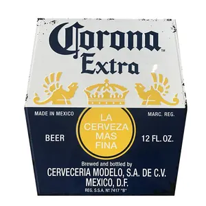 Personalizzato Corona birra artigianato in metallo souvenir vintage in rilievo segno di latta pubblicizzare segno di metallo segno