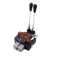 Vanne de commande hydraulique électrique multi-directionnelle à télécommande, distributeur à levier 12V 24V CC pour levage hydraulique 5 6 7 8 voies