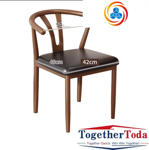 Fauteuil en bois rembourré élégant, ergonomique, confortable et durable pour la maison, la cuisine, le restaurant, le café, l'hôtel, le banquet - Product Image 5