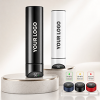 Bouteille d'eau intelligente réutilisable en acier inoxydable à isolation sous vide avec affichage LED de la température, cadeaux d'affaires personnalisés en gros
