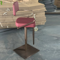 Tabourets de bar pivotants en cuir U-best, hauteur réglable, pour cuisine, maison, hôtel, restaurant, comptoir de bar