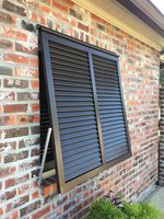 Volets verticaux réglables TOMA, stores pare-soleil en aluminium anti-ouragan pour fenêtres, persiennes