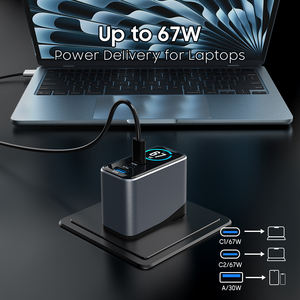 Top <span class=keywords><strong>chargeur</strong></span> Usb C 65w avec écran PPS PD QC Smartphones universels 67w charge rapide Type c téléphone portable KC PD 65w <span class=keywords><strong>chargeur</strong></span> Gan - Product Image 3