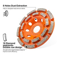 Meilleures ventes : Disque de polissage diamanté, meule abrasive, vente chaude pour le débavurage de pierre, béton, aluminium avec meuleuses d'angle