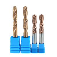 HRC45/55 foret hélicoïdal à tige droite en carbure de tungstène monobloc forets en acier CNC pour le forage des métaux
