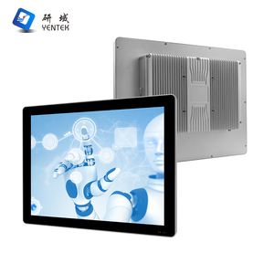 PC industriel à écran tactile HD intégré mural étanche de 15 pouces avec processeur <span class=keywords><strong>Intel</strong></span> <span class=keywords><strong>7300U</strong></span> 8260U, I5 I7, Vesa, 2 COM, 5 LAN, 4 POE - Product Image 1