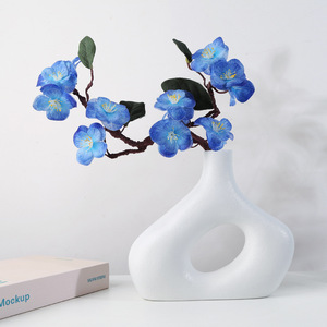 <span class=keywords><strong>Nordic</strong></span> Ins Creative Vase En Céramique Morandi Couleur Sec Fleur <span class=keywords><strong>Ware</strong></span> Doux Floriculture Ornement De Table pour Salon Matt Glaze - Product Image 3