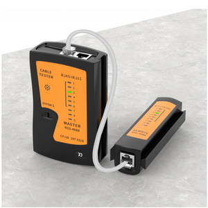 Ağ 468 kablo test cihazı RJ45 Ethernet kablosu test cihazı Cat5/<span class=keywords><strong>Cat6</strong></span>/Cat7 LAN & RJ11 telefon kablo test cihazı telekom parçaları için - Product Image 4