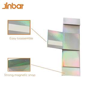 Cajas de velas holográficas con logotipo de muestra de fábrica, caja de regalo plegable de lujo personalizada 4X4X4 <span class=keywords><strong>para</strong></span> hombres, juego de cesta de <span class=keywords><strong>cumpleaños</strong></span> - Product Image 3