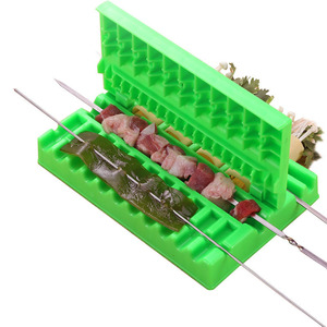 Outil de grillade manuel en plastique pour barbecue, moule à brochettes, <span class=keywords><strong>kebab</strong></span>, kofta pour porc, bœuf, outil de grillade rapide pour barbecue - Product Image 4