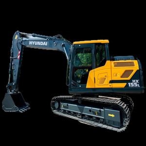Mini-excavatrice hydraulique sur chenilles Hyundai Hx155L neuve, fabrication coréenne, 15 tonnes, matériel d'occasion, certificat CE EPA - Product Image 1
