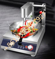 Robot de cuisine automatique à intelligence artificielle, cuisson au wok rotatif au gaz, best-seller 2023
