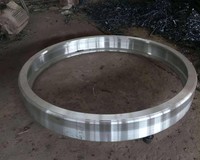Anneaux de roulement forgés sur mesure OEM, supports d'anneaux de rotation pour engins de construction, 42CrMo4 et 50Mn