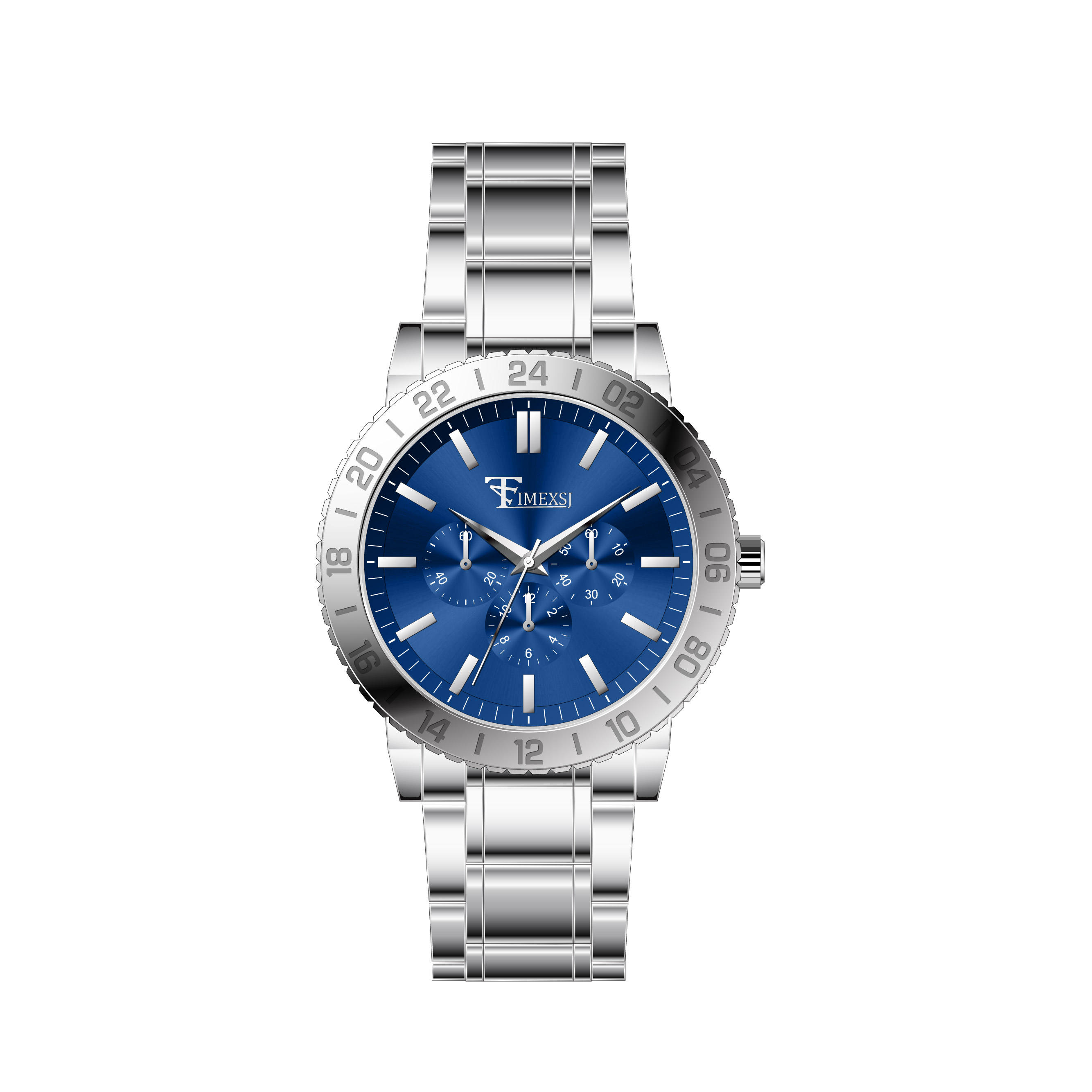 เงิน + น้ำเงิน