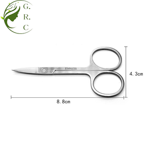 Petits <span class=keywords><strong>ciseaux</strong></span> <span class=keywords><strong>à</strong></span> <span class=keywords><strong>sourcils</strong></span> professionnels en acier inoxydable avec logo personnalisé, outil de soin de beauté, <span class=keywords><strong>ciseaux</strong></span> de manucure - Product Image 4