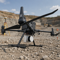 Solución de Mapeo LiDAR Portátil Geosun GS-130X Montada en Dron con RTK GNSS IMU Integrado para Trabajos de Topografía Aérea