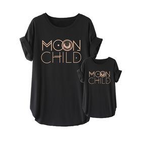 Precio barato mamá <span class=keywords><strong>y</strong></span> yo traje de padre e hijo madre e hija camisa de verano mamá <span class=keywords><strong>y</strong></span> niños vida niñas conjunto de camisetas impresas - Product Image 4