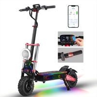 Boyueda S5 Dual-Motor Elektroroller 60V 100KM Reichweite Offroad E-Scooter mit Hydraulischer Bremse & Sitz