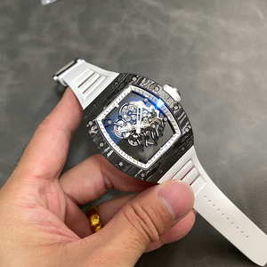 Nuevo Reloj Mecánico 2026 Estilo RM con Textura de Fibra de Carbono, Movimiento Esqueletizado, Reloj de Lujo para Hombre - Product Image 2