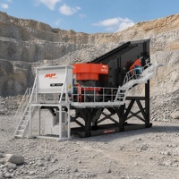 Installation de concassage et de criblage modulaire à cône MU330GPS avec concasseur à cône et crible vibrant à 3 étages 420tph pour agrégats de carrière