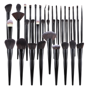 39Pcs Black Makeup Brush Set Custom Logo Eco Friendly Beauty Tools for Face <b>Eye</b> Makeup - Product Image 1