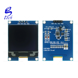 Pantalla OLED de cristal líquido de 1,5 pulgadas, módulo de pantalla pequeña SSD1327 de 128x128, monocromática IIC de 4 pines - Product Image 1
