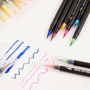 Juego de Rotuladores de Pincel Suave No Tóxicos con Almacenamiento Conveniente, Marcadores Artísticos Tipo Copic para Dibujo - Product Image 6