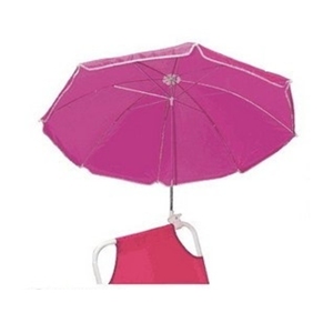 Ombrellone da Spiaggia in Nylon con Palo in Acciaio da 80 cm per Protezione Solare - Product Image 2