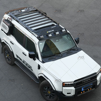 Nouvelle Conception de Modèle pour Modification Extérieure : Barre de Toit, Échelle Latérale, Boîte de Rangement Latérale, Boîte de Cargaison de Toit pour Accessoires Land Cruiser Prado 250