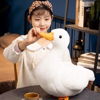 Peluche de Simulation de Canard Blanc Mignon et Doux pour Bébé Poupée Confort PP Coton Maille en Nylon Personnalisable OEM ODM Caneton Animal en Peluche
