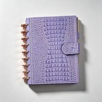 Agenda con espiral de cuero PU, 40 hojas, regalo, cuaderno de hojas sueltas y diario