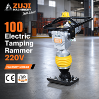 Pilonneuse électrique ZUJI HCD100 220V 380V 3kW à tension personnalisable, compacteur de sol, engin de construction