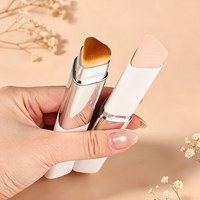 Stick Correcteur et Illuminateur Double Embout Marque Blanche avec Pinceau Doux, 4 Teintes, Waterproof, Couvrance Totale, Maquillage de Contour du Visage