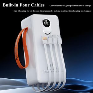 Gran oferta, Banco de energía de carga rápida portátil de 50000mAh con interfaz de entrada de Cable tipo C para teléfonos móviles y teléfonos móviles - Product Image 6