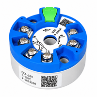 Smart PT100 RTD Temperature Transmitter USB Programmable 4-20mA Output SBWZ-DTR ABS Housing for Industrial Temperature Control