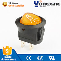 Interrupteur à bascule rond 6A 20.2mm Spst