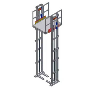 <span class=keywords><strong>Lift</strong></span> pengangkut barang Khusus 500kg-10t, <span class=keywords><strong>lift</strong></span> kargo hidrolik, Platform pengangkat muatan vertikal gudang - Product Image 4
