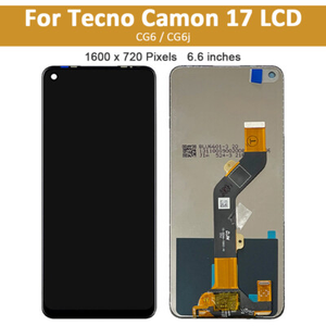อะไหล่โทรศัพท์มือถือขายส่ง จอ LCD หน้าจอสัมผัส LCD สำหรับ Tecno Itel Infinix Camon 17 C16 C18 CL7 X6853 <span class=keywords><strong>CK9</strong></span> KL5 CG7 KJ7 - Product Image 2
