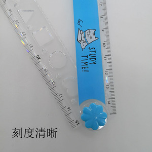 Regla Recta Plegable AiHao de 30 cm, de Plástico, para Medir Tiempo de Estudio, Exámenes y Dibujo para Estudiantes - Product Image 3
