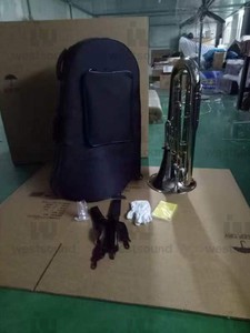Euphonium à 3+1 clés verticales, basse <span class=keywords><strong>tuba</strong></span> en Si bémol, instrument en cuivre, prix de <span class=keywords><strong>gros</strong></span>/OEM/usine, pour étudiants et professionnels - Product Image 3