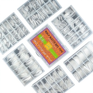 <span class=keywords><strong>Uñas</strong></span> Acrílicas Artificiales de Salón, Semi Mate, <span class=keywords><strong>con</strong></span> Diseño de Etiqueta Personalizada, para Dedos, 240 Piezas/Caja - Product Image 3