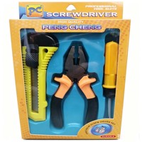Ensemble d'outils à main G801, Kits d'outils à main, Tournevis, Couteau, Brosse, Pince, Marteau, Ruban adhésif, Produit à 1 $, Série 1$ Matériel et Outils