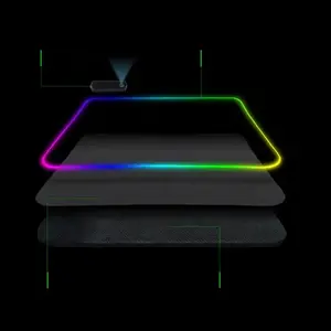 RGB Gaming Mouse Pad 800*300*4mm Large Gamer Natural Rubber LED Non-slip Mouse Mat Computer Mouse Pad