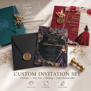 Invitaciones de Boda de Acrílico Personalizadas, Tarjetas Transparentes para el Día de San Valentín y Otras Ocasiones - Product Image 1
