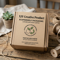 XJY producto creativo embalaje ecológico caja de cartón manga caja de impresión mangas estilo