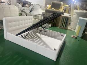 Muebles de Dormitorio Personalizados de Estilo Europeo, Cama Doble Simple para Dormitorio Doble - Product Image 4